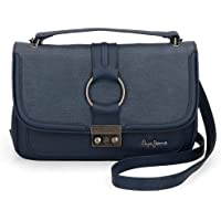 Pepe Jeans Daphne Bandolera con solapa Azul 28x16-5x13 cms Piel Sintética